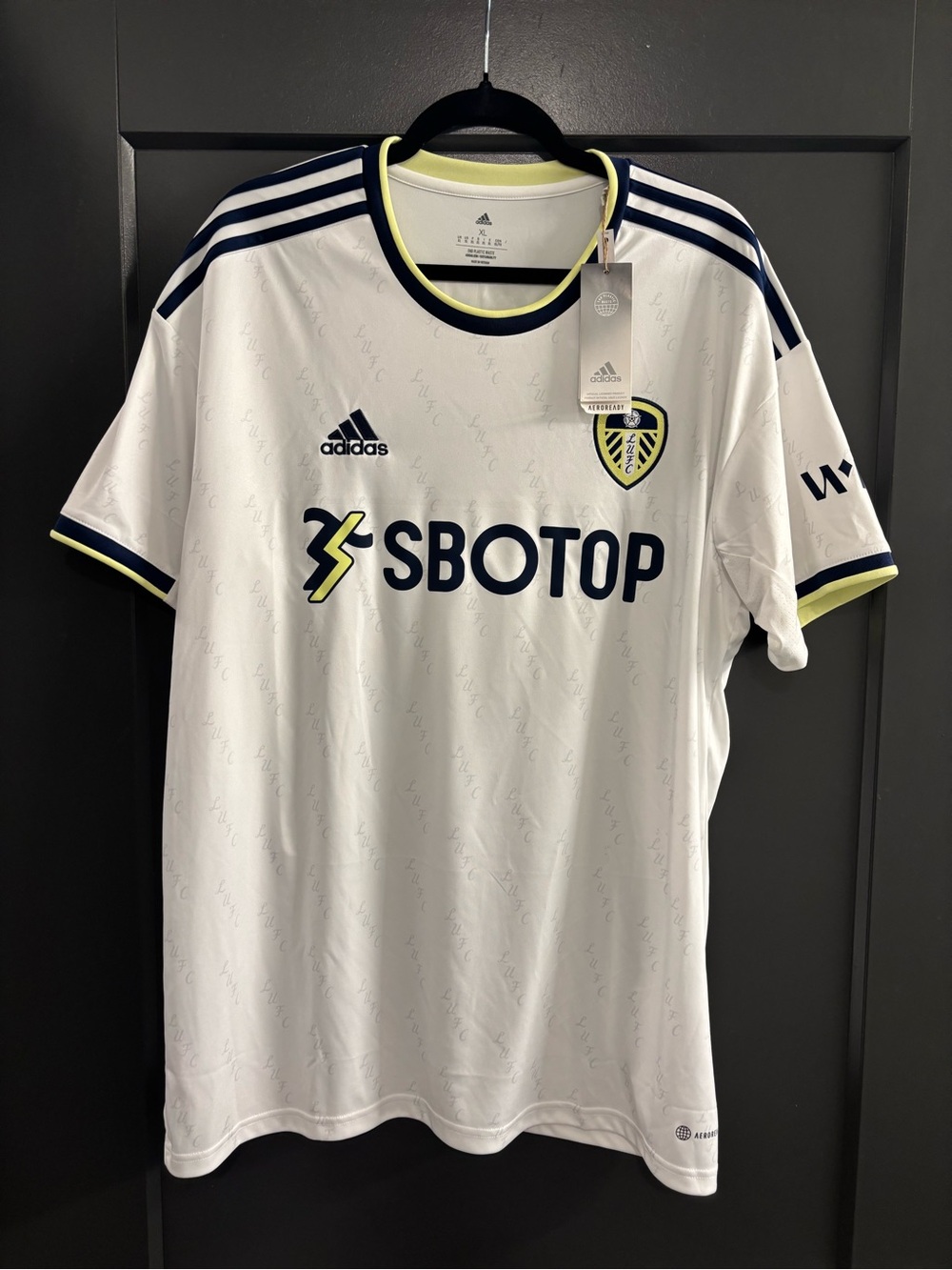 BNWT Leeds United Brendan Aaronson #7 Adidas Premier League Jersey 2022.